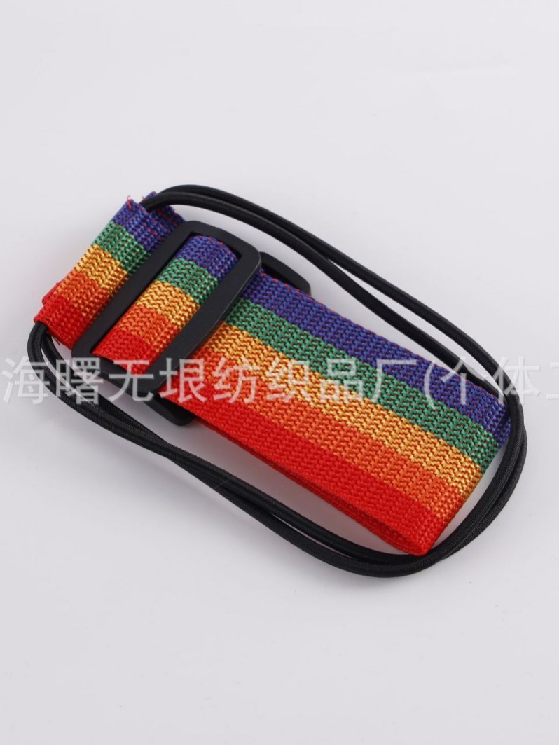 Luggage Elastic Ring Luggage Strap Suitcase Fixing Strap Portable Reinforced Luggage Strap Adjustable Fixing Strap