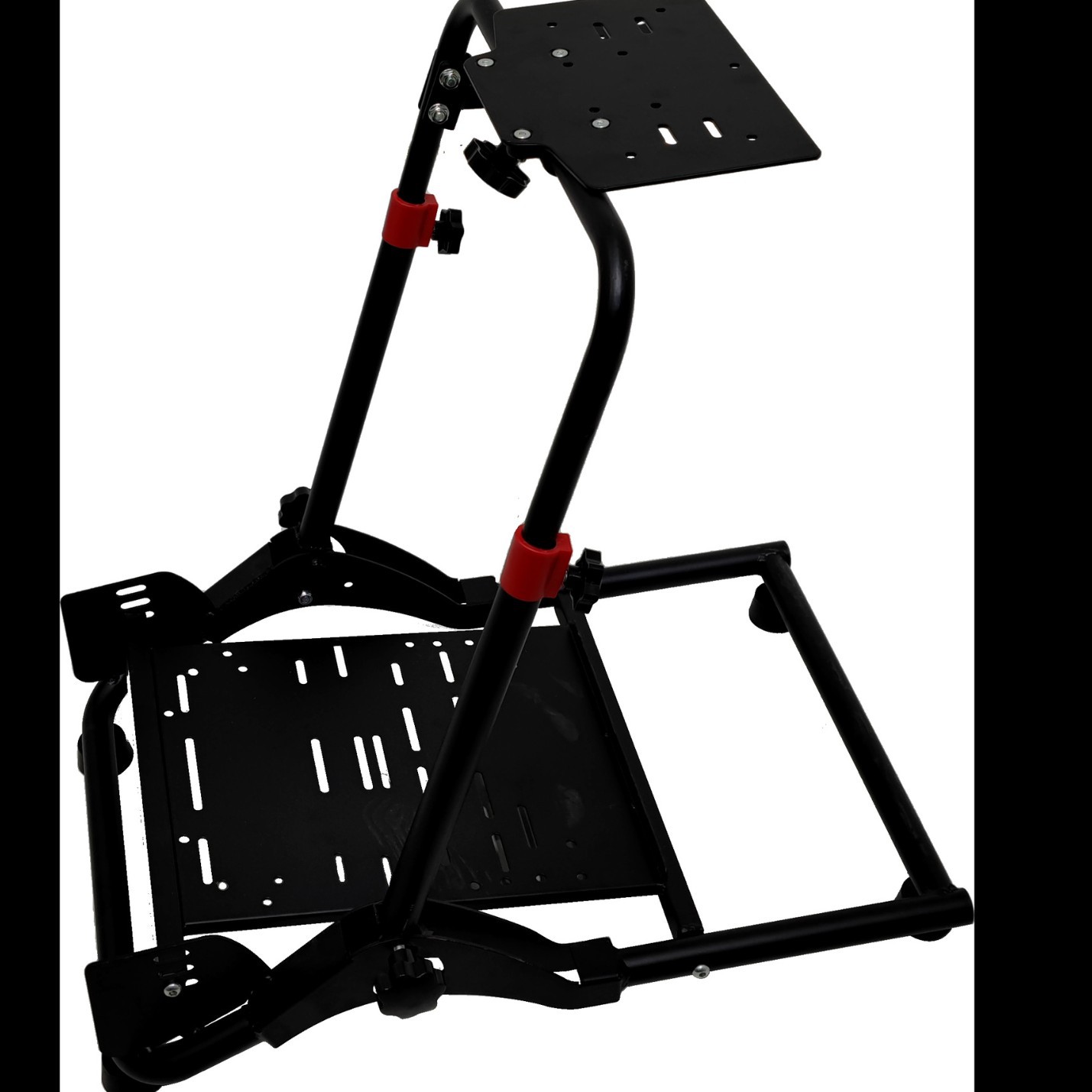 "X" frame racing simulator racing wheel frame steering wheel frame foldable tilt adjustable wheel frame