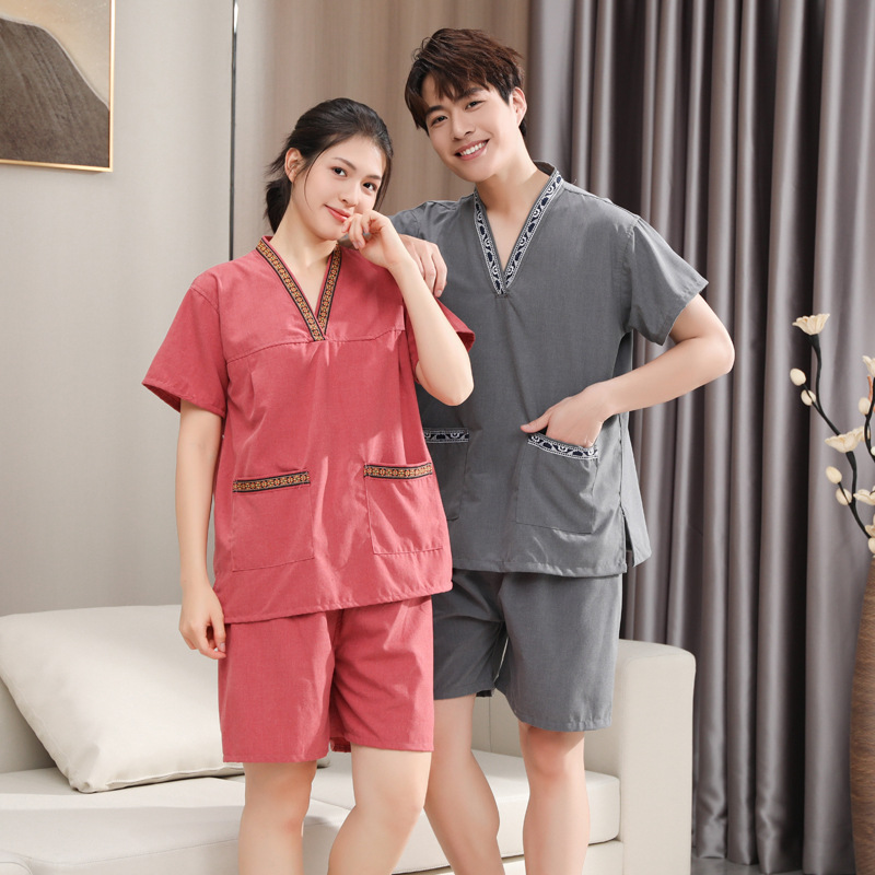 Высококачественная одежда из конопли для потоотделения, моксибустионные одежды для мужчин, массажные одежды для женщин, халаты для отелей оптом