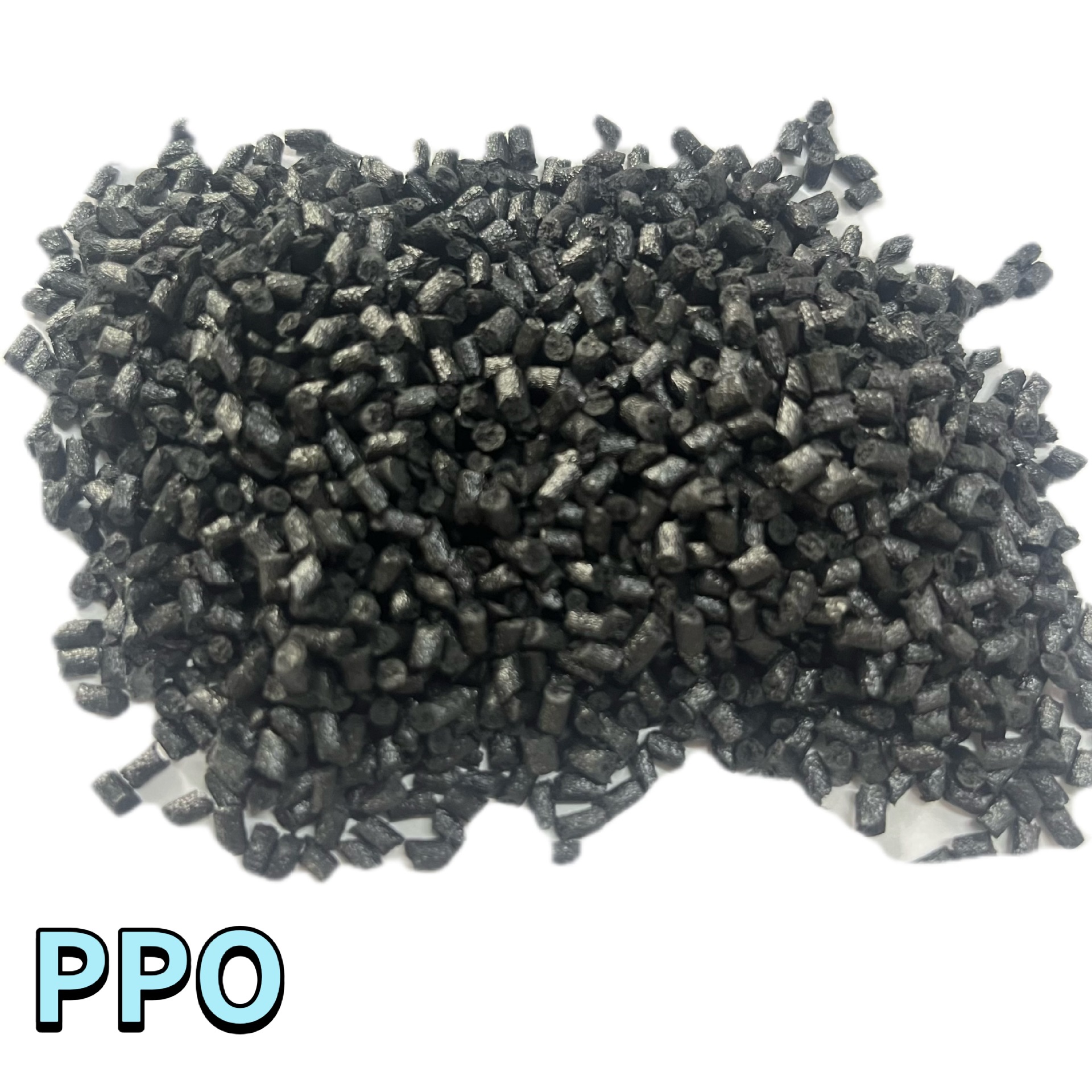 Fireproof fiber PPO black recycled material flame retardant PPO reinforced flame retardant PPO injection molding grade flame retardant electronic components