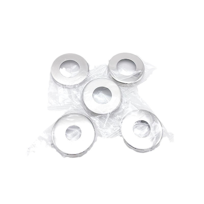 Thick stainless steel column flat decorative cover round decorative cover square decorative cover handle foot Cover Cover Cover