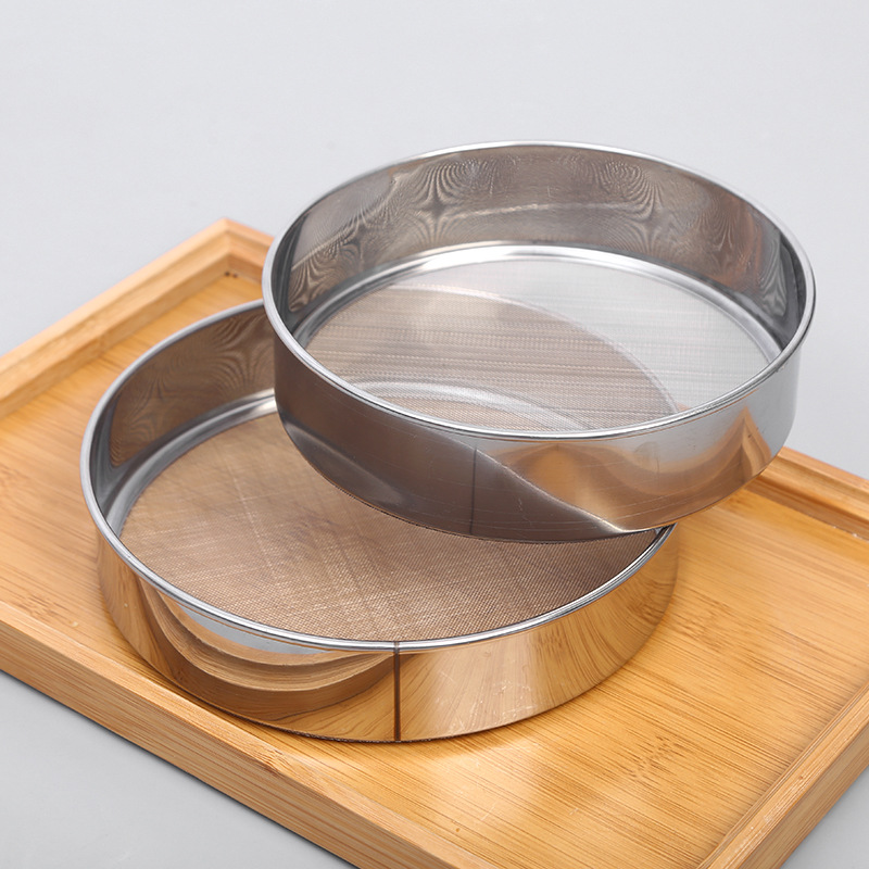 Инструменты для выпечки 20см сито из нержавеющей стали ручное сито для муки и сахара домашние товары
