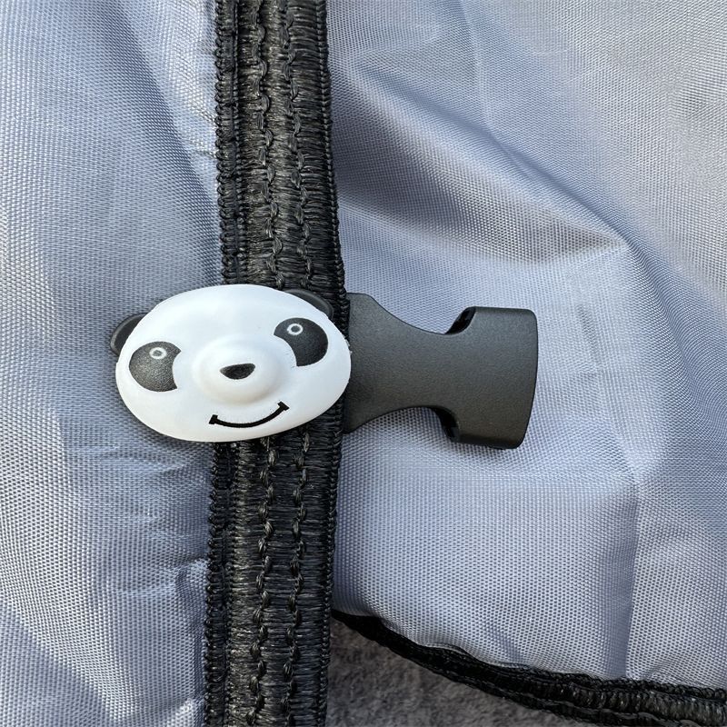 Electric car bear buckle wind shield fixed buckle detachable adjustable wind shield storage rain-proof all-season universal