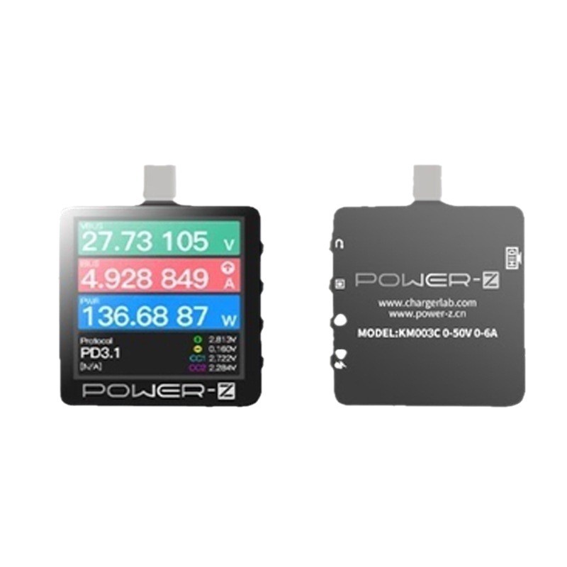 POWERZ PD USB voltage flow tester portable meter fast charge power detector KM003C trap