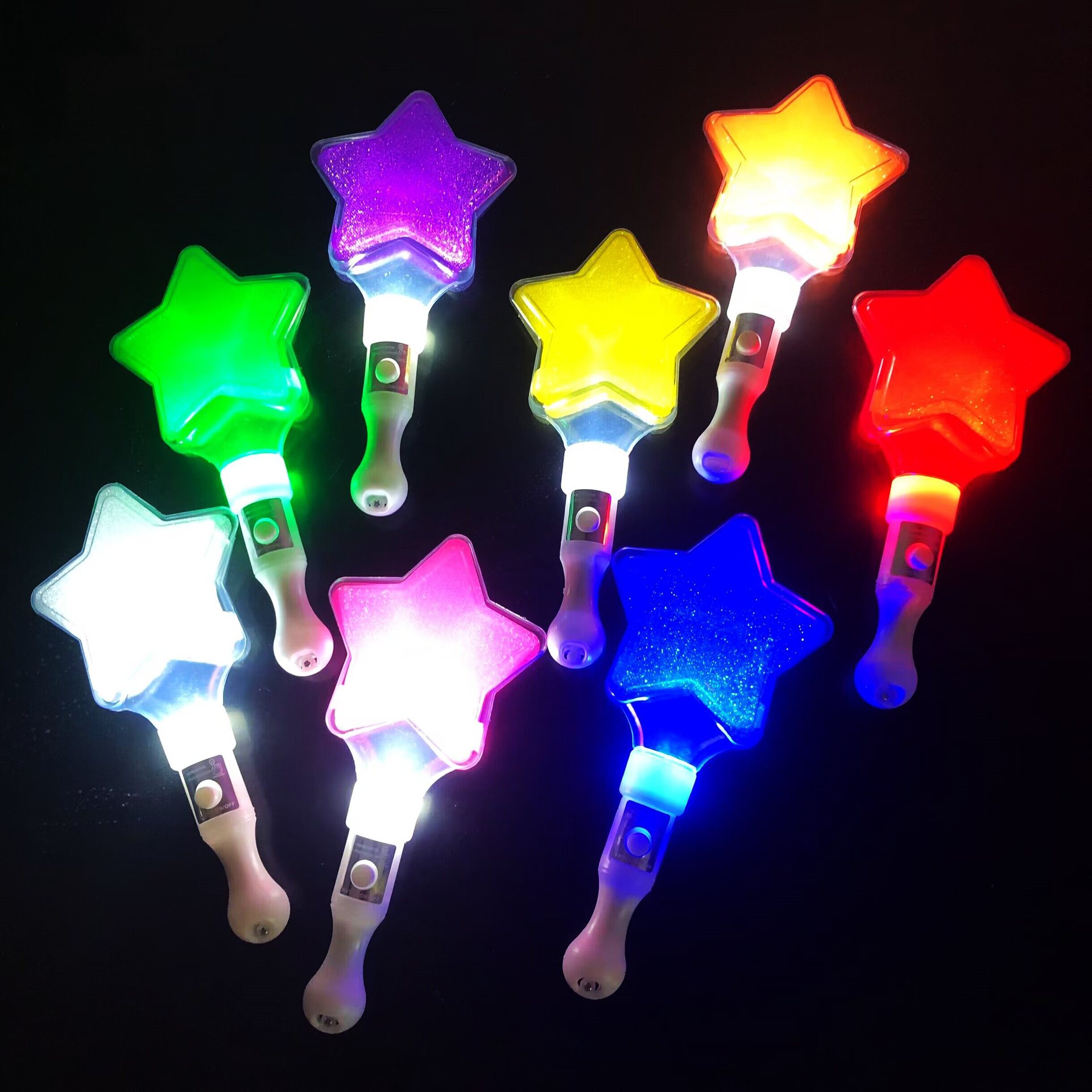 Star Glow Stick Set Concert Should Aid Children Luminous Toy Wedding Atmosphere Flash Stick Handheld Light