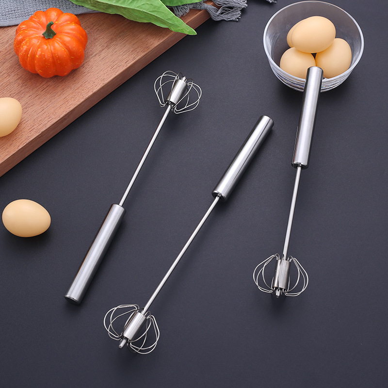 Factory direct stainless steel egg beater manual stir stick cream stir hand baking manual semi-automatic