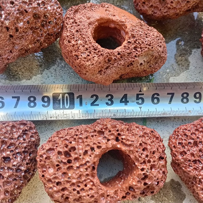 Factory supply fish tank water plant fixing ring water plant planting ring landscape decoration sink water ring volcanic stone water plant ring