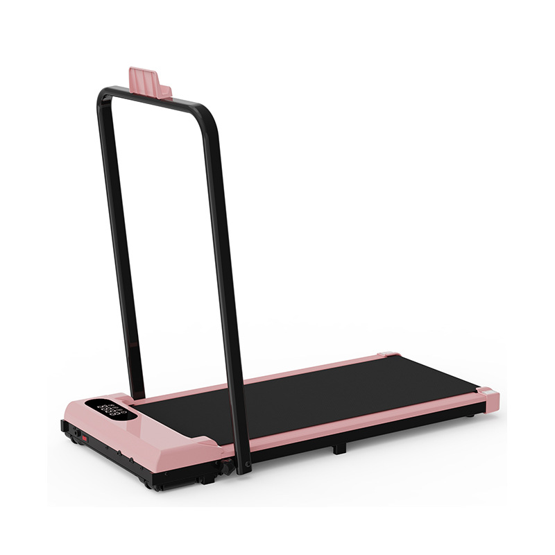 Source factory pink treadmill flat walking machine electric cross-border household small indoor silent fitness equipment