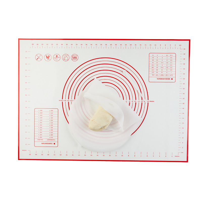 70*50cm Extra Large Silicone Mat Kneading Mat Rolling Mat Temperature-Resistant Non-Stick Baking Tool and Panel Dough Mat