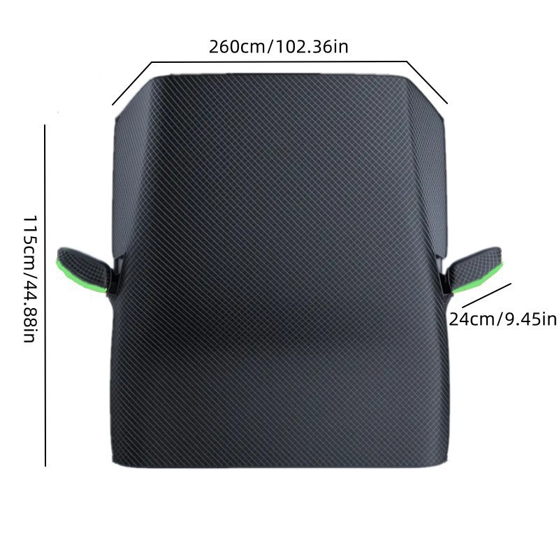 Thickened Oxford cloth protective cover car front windshield anti-snow shield anti-snow cover winter anti-frost anti-freeze window cover