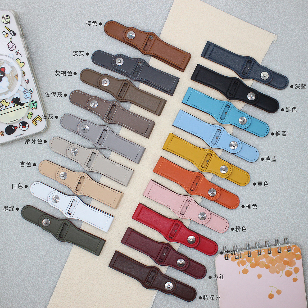 Модный ремешок из кожаной ленты с заклепками, подходит для Apple Watch, универсальный 22мм