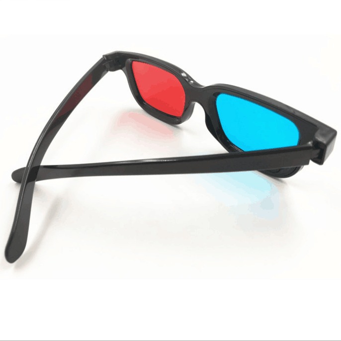 Factory Red and Blue line polarized round polarized green and red fireworks 3D glasses