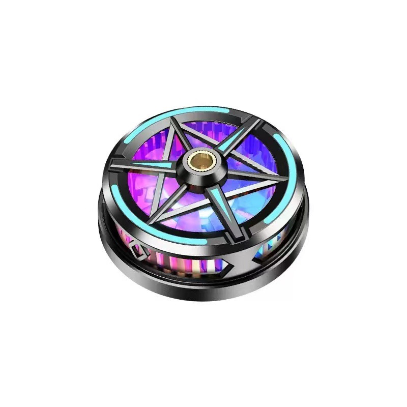 Explosions S6 mobile phone radiator ultra-quiet magnetic ice-bound semiconductor cooling live broadcast artifact source factory wholesale