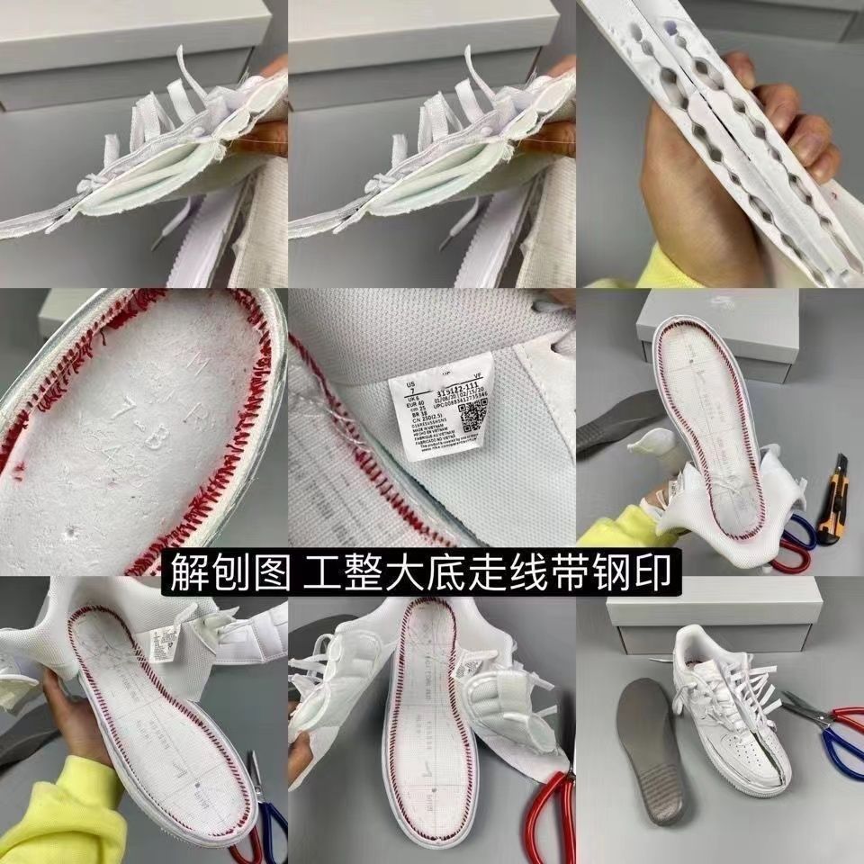 Air Force One Men's Shoes Height-Increasing Pure White Sports Casual Sneakers Women's Versatile White Shoes Couple's Versatile White Shoes Putian Af1