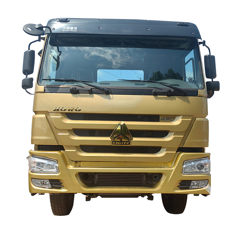 Cross-Border Howo Tractor Truck Guosan 6X4 Engineering Dump Tractor Semi-Trailer 371 Horsepower Tractor Semi-Trailer Trailer Head