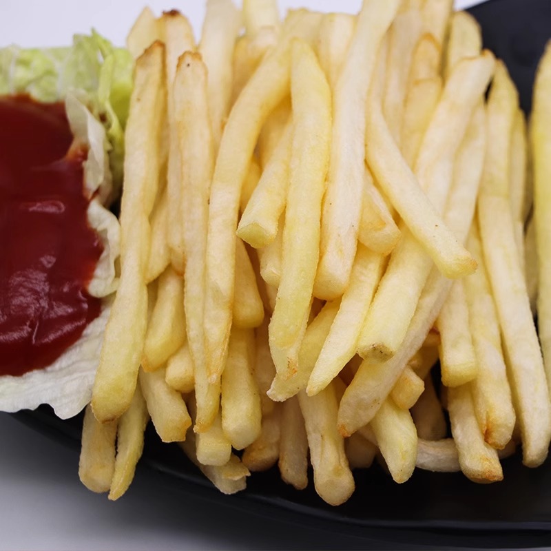 Xuechuan Tulip 1/4 Frozen Wrapped Potato Chips 2kg American Thin Potato Chips Commercial Fried Snack Semi-Finished Ingredients