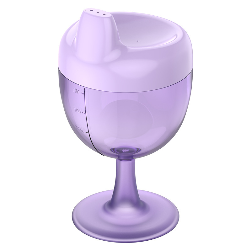 Baby Learning Drinking Cup, Children's Goblet, Baby Wine Glass, Juice Cup, Anti-Fall and Resistant Milk Cup, Baby Tableware Wholesale