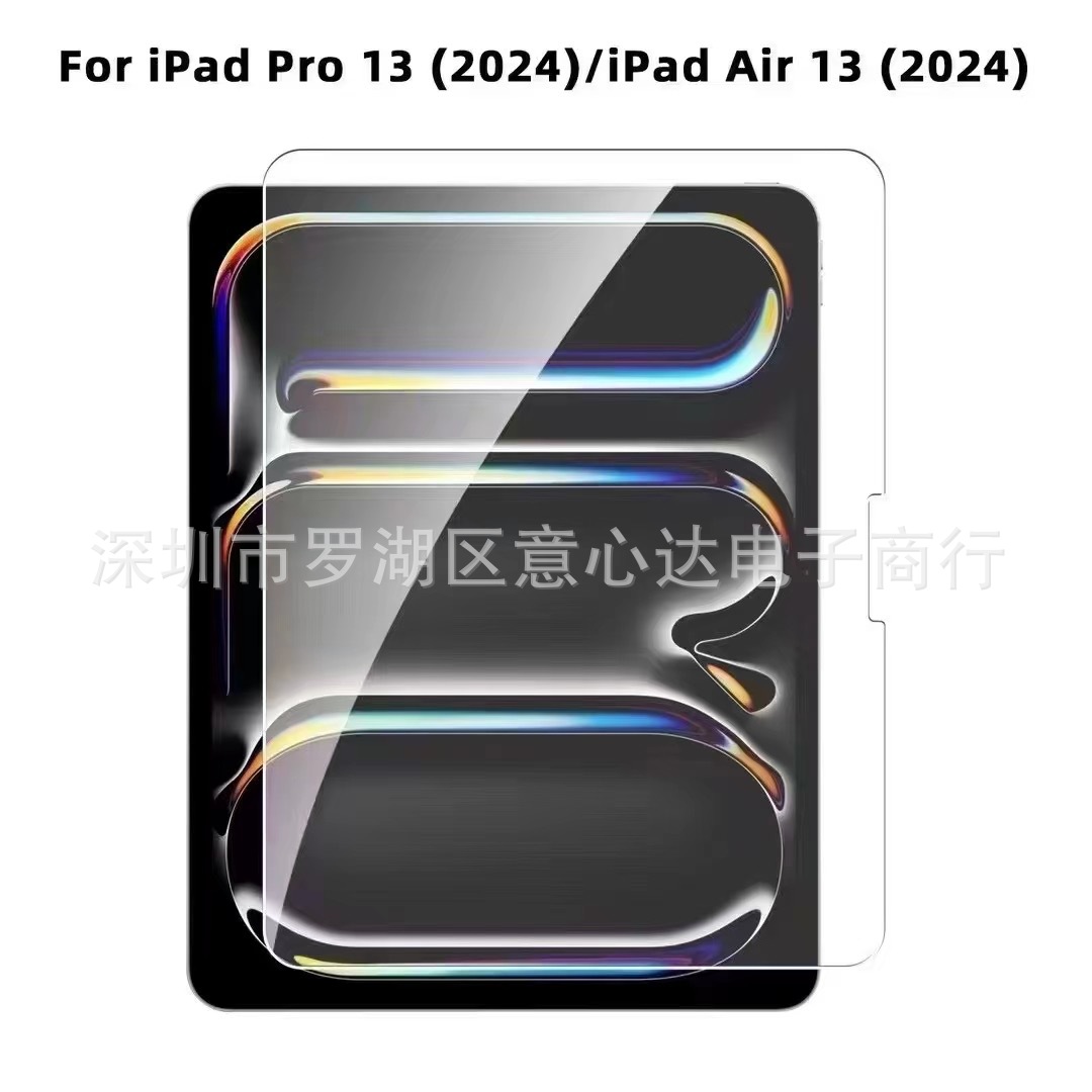 For IPAD MINI 2024 Flat Tempered Film PRO 11 2024 Protective Film IPAD AIR 6 Film