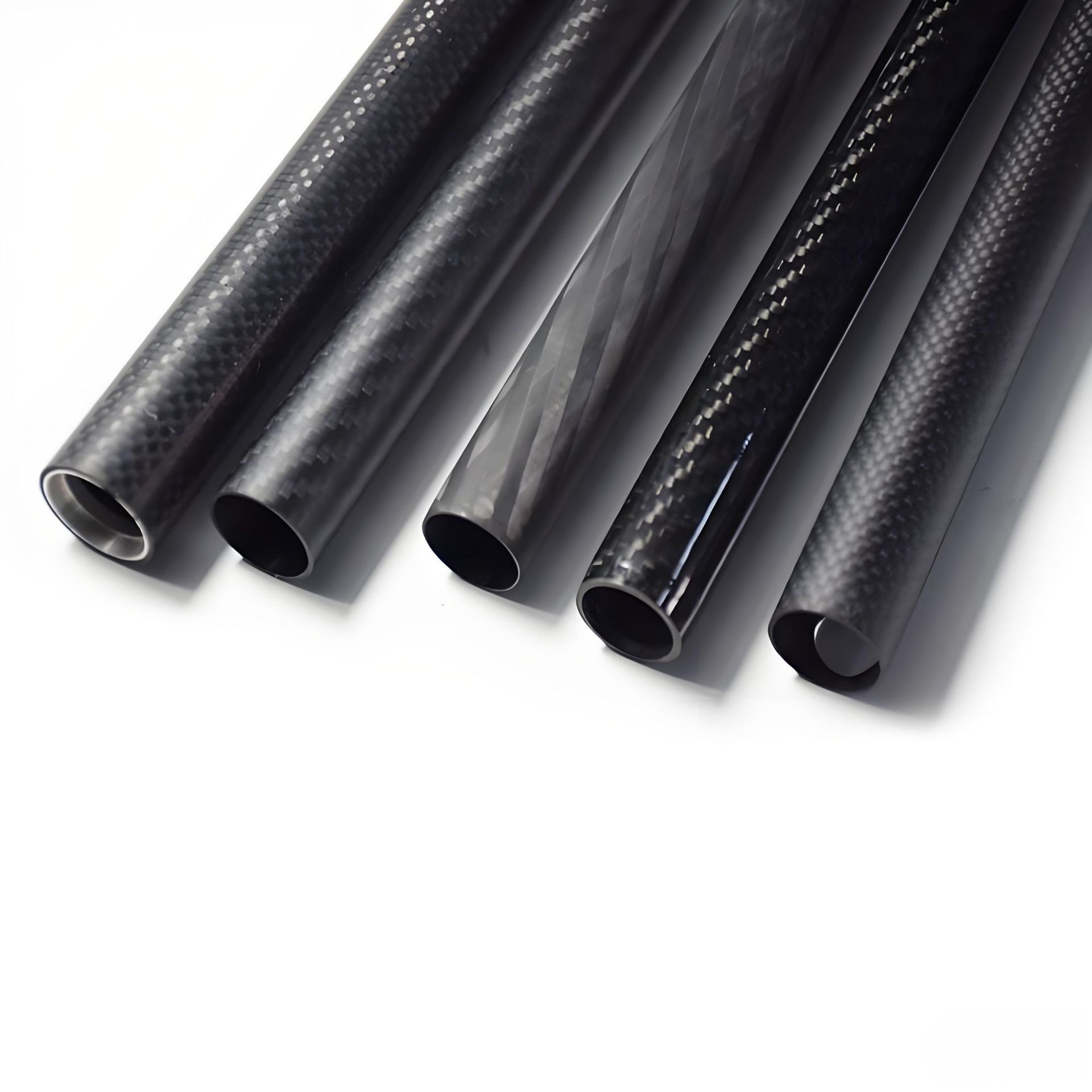 3K Full Carbon Fiber Tube Twill Matte Hollow Round Tube Telescopic Tube Processing Design Drone Bracket Lightweight High Strength