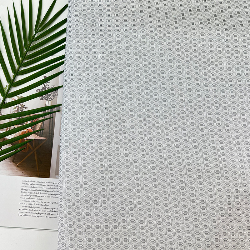Curtain Fabric Wholesale High Precision Tablecloth Light Luxury High Sense Fabric Blackout Office Jacquard Curtain Fabric