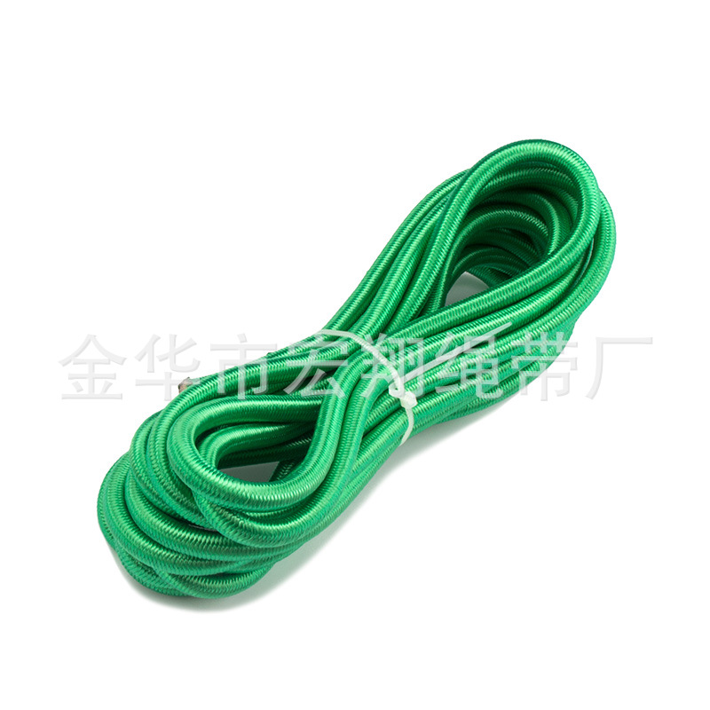 Imported latex silk color round elastic rope elastic rope high elastic round elastic band elastic rope