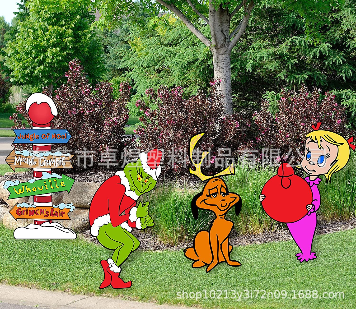 Greenqi Girl Street Sign Courtyard Insert Independent Station Popular Garden Sign Lawn Decoration Ground Insert Sign