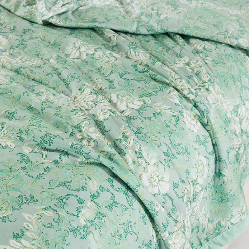 Class A Washing Summer Silk Summer Cool Quilt Summer Silky Summer Quilt Core Machine Washable Single Double Air Conditioning Household Quilt