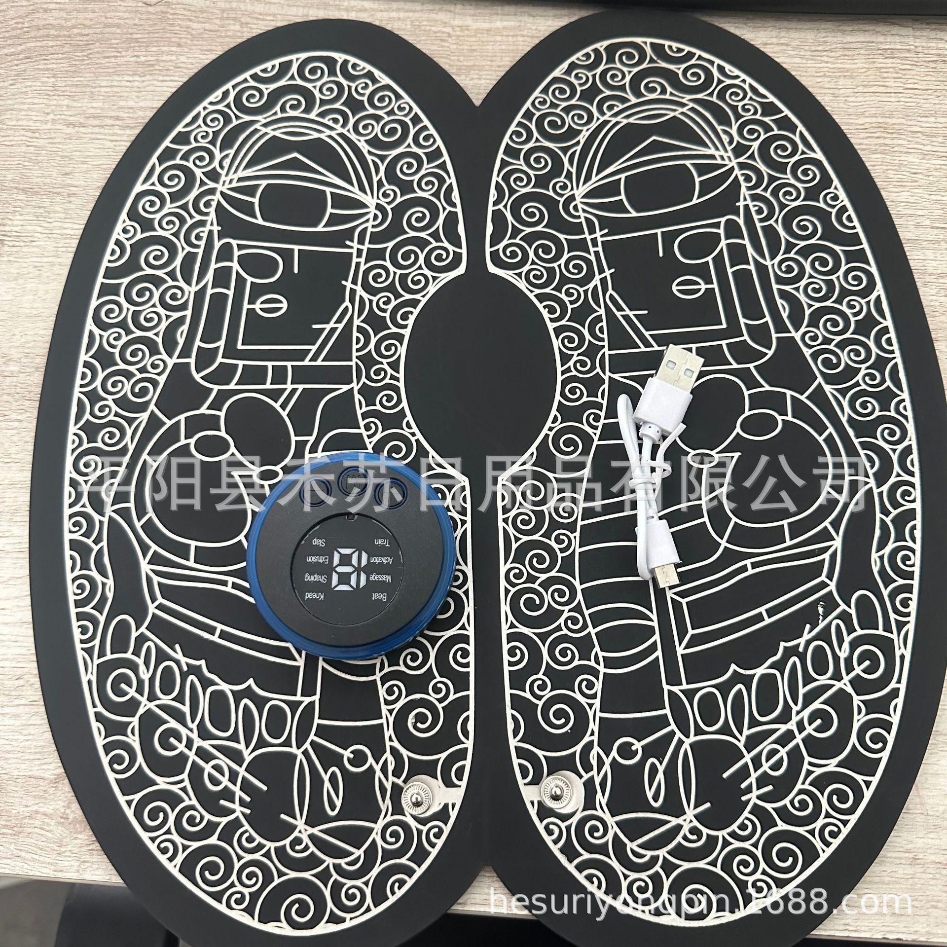 Cross-border EMS foot massage mat physiotherapy instrument USB charging foot pulse acupoint portable intelligent massage mat