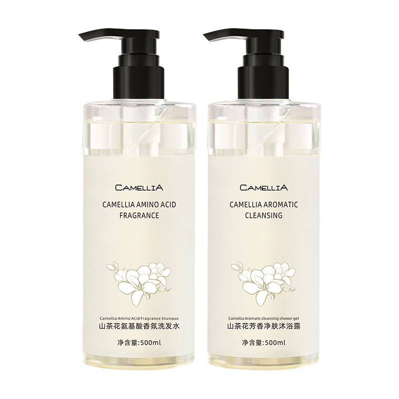 Camellia Amino Acid Smooth and Fluffy Shampoo and Shower Gel Hydrating, Moisturizing and Cleansing