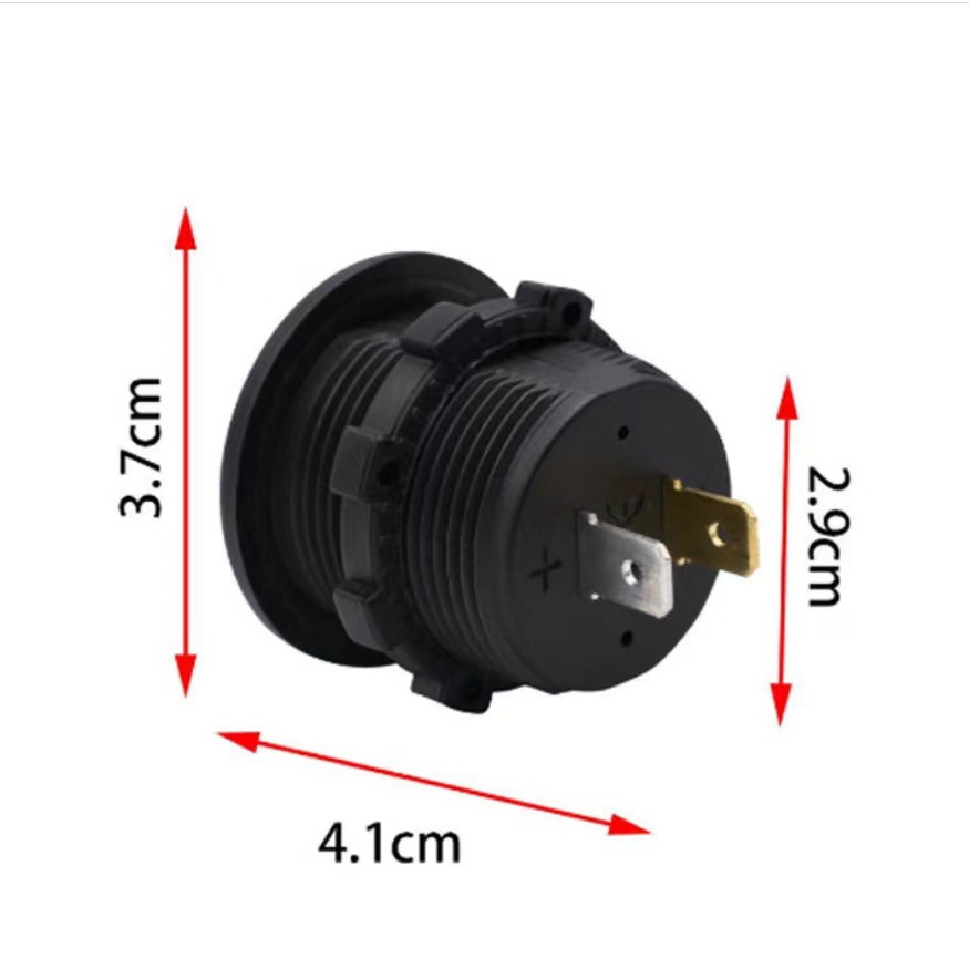 Auto motorcycle modified voltmeter color screen LED digital display voltmeter waterproof LED voltmeter DC 12V-36V