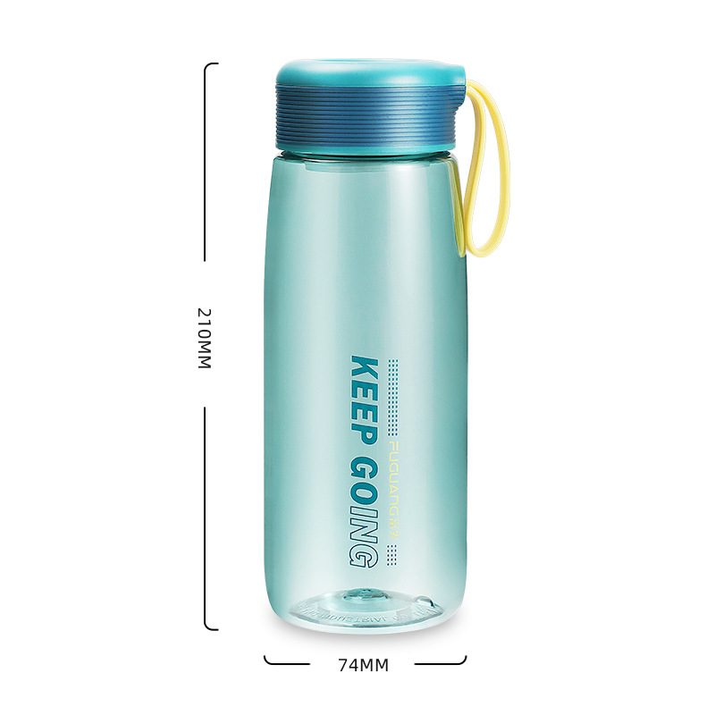 Fuguang Space Cup Men's and Women's Student Sports Portable Filter Tea Cup Drop-resistant Outdoor Large Capacity Plastic Kettle