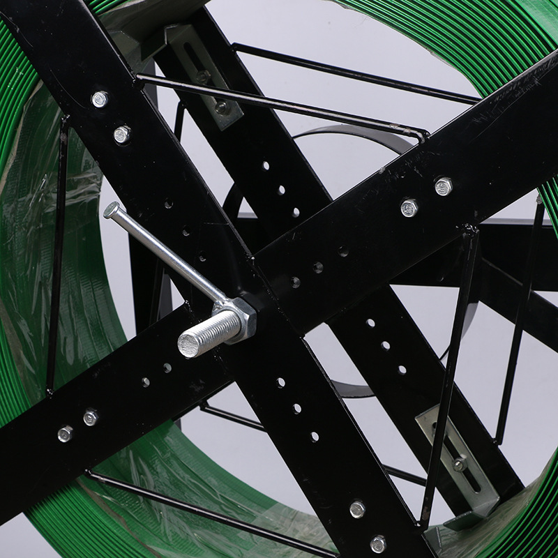 Plastic Steel StraPPing Trolley with Plate Cart Disc Plastic Steel Strap Baler Plate Cart Pp StraPPing with Bracket Trolley