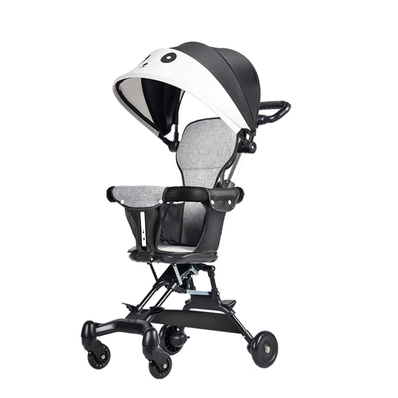 Baby Stroller, Ultra-Lightweight Two-Way Seat Baby Stroller, One-Click Folding, Installation-Free Children's Baby Stroller