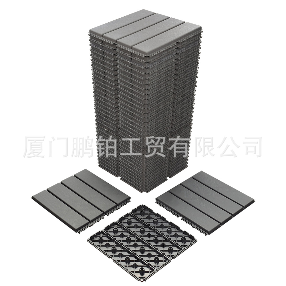 Резиновый пол пластиковый деревянный пол пластиковый собранный пол самосборный балкон пластиковый сплошной пол