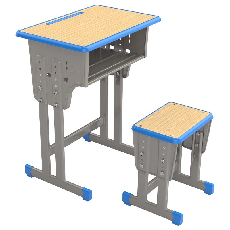 Thickened Special Offer Single and Double Desks and Chairs for Primary, Middle and High School Students, Direct Supply from Manufacturers, Tutoring Training Classes, Liftable Desks and Chairs