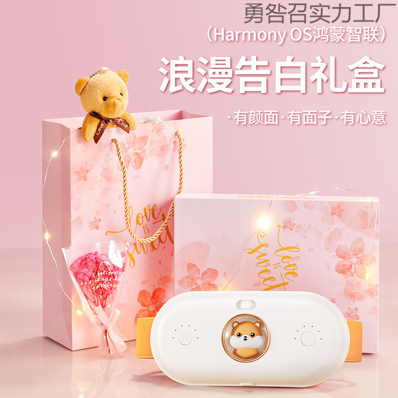 New Hongnuan Belly Belt for Girls, Hot Compress Handy Gadget for Auntie, Belly Pain Relief Gift Mengzhilian