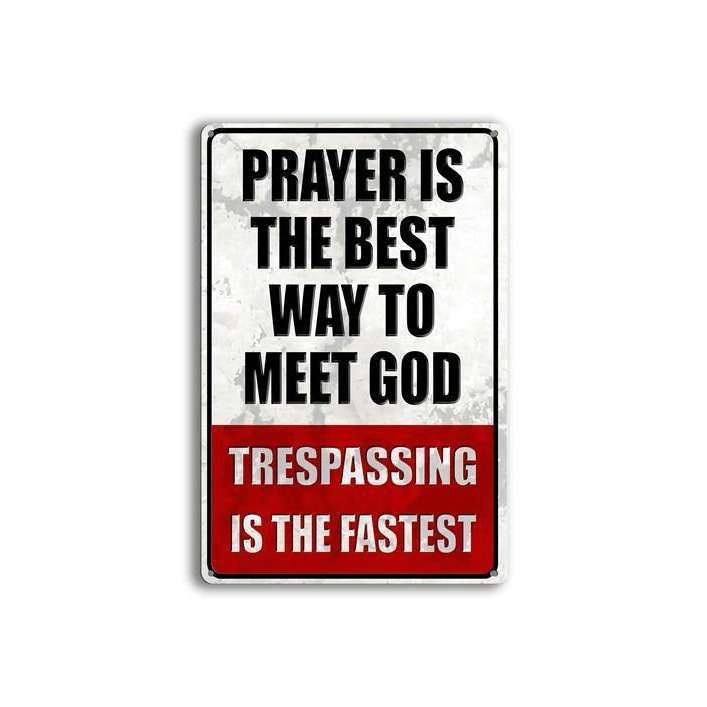 Cross-border retro creative warning board outdoor waterproof anti-fading private property prohibited illegal invasion iron listing