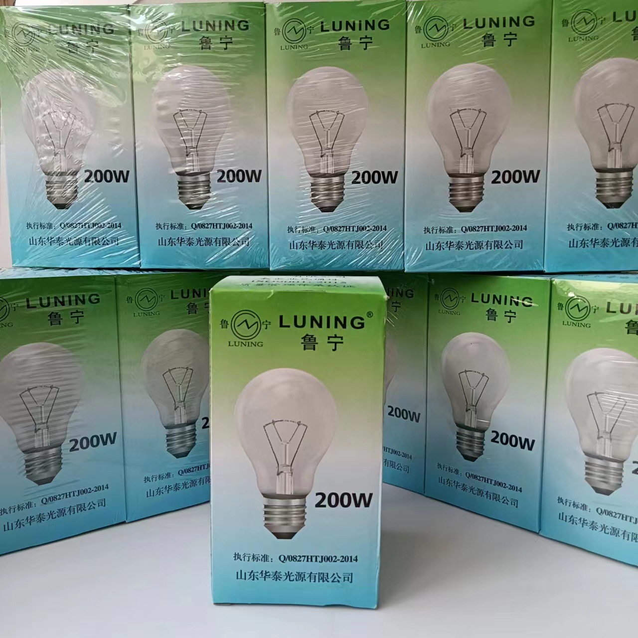 Luning Boutique 220V Independently Packaged Incandescent Bulb Old-Fashioned Standard Tungsten Property Engineering Lighting Construction Site Supermarket