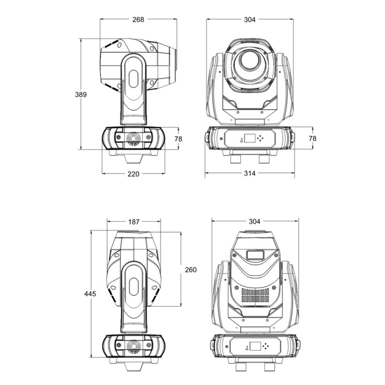 230W Pattern Beam Wash Moving Head Stage Light Best Selling Bar 230W Bsw Moving Head Light