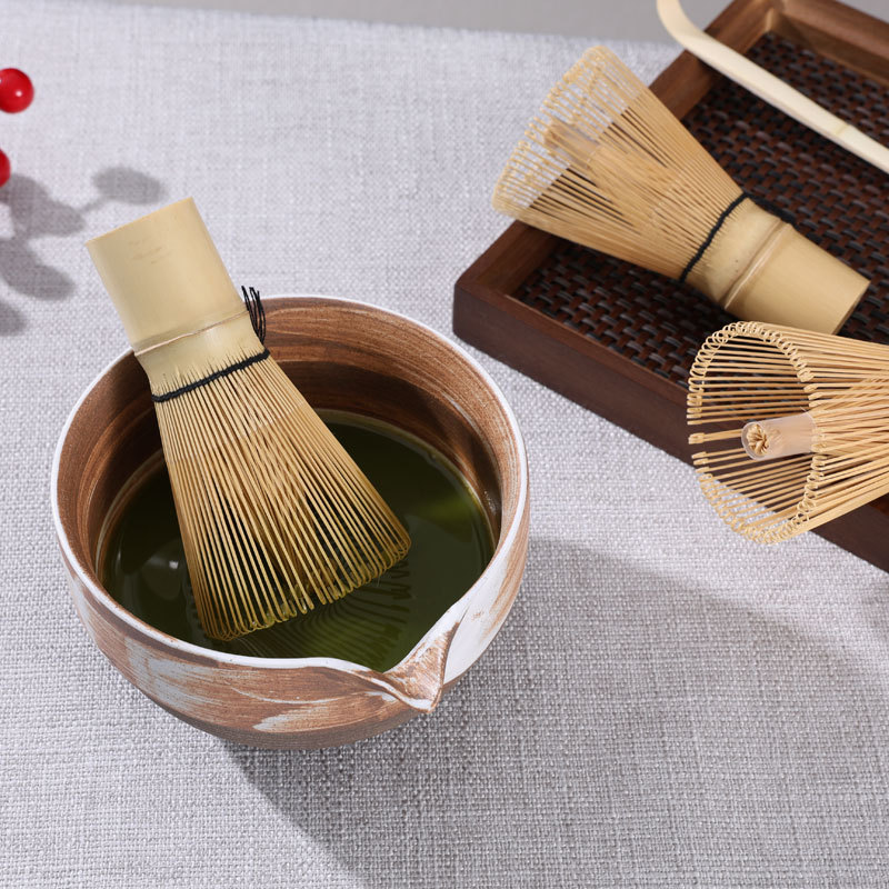 Japanese Tea Whisk Baibenli Matcha Tools Song Dynasty Tea Ordering Accessories Handmade Matcha Brush Teaspoon Spot Wholesale