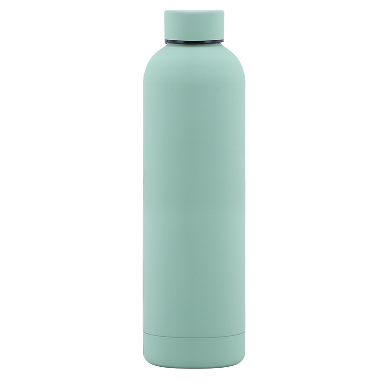 2025 Cross-Border American Thermos Cup Small Mouth Bottle 304 Stainless Steel Rubber Paint Car Outdoor Cup Water Cup Thermos Bottle