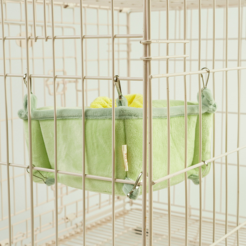Rabbit Right Angle Cage Inner Tunnel Hammock Ji Zi Pet Nest Hamster Semi-Enclosed Channel Small Zhu Rat Corner Hanging Nest