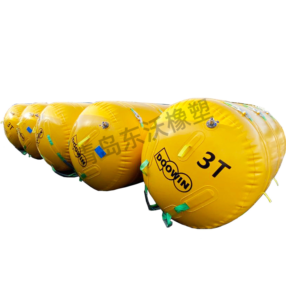 Water Dock Floating Pontoon Floating Ball Water Surface Garbage Combined Interception Pontoon Dongwo Rubber and Plastic Manufacturer Specializes in Lifting Bags