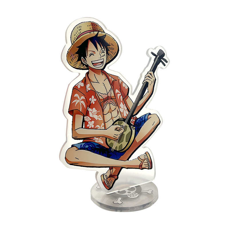 Acrylic Humanoid Standing Sign Animation Ornaments Cartoon Star Standing Sign Laser Flashing Red Game Two-Dimensional Wholesale Printing