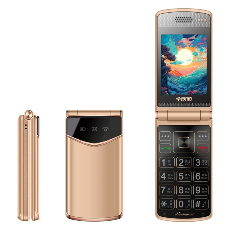 Factory direct flip elderly machine long standby 100 days speed dial elderly mobile phone support 4G Netcom