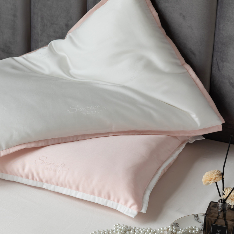Dropshipping Pillow Core Factory New Pillow Silk Protein Silk Pillow Ultra-Thin Neck Pillow Low Pillow Soft Not Popular