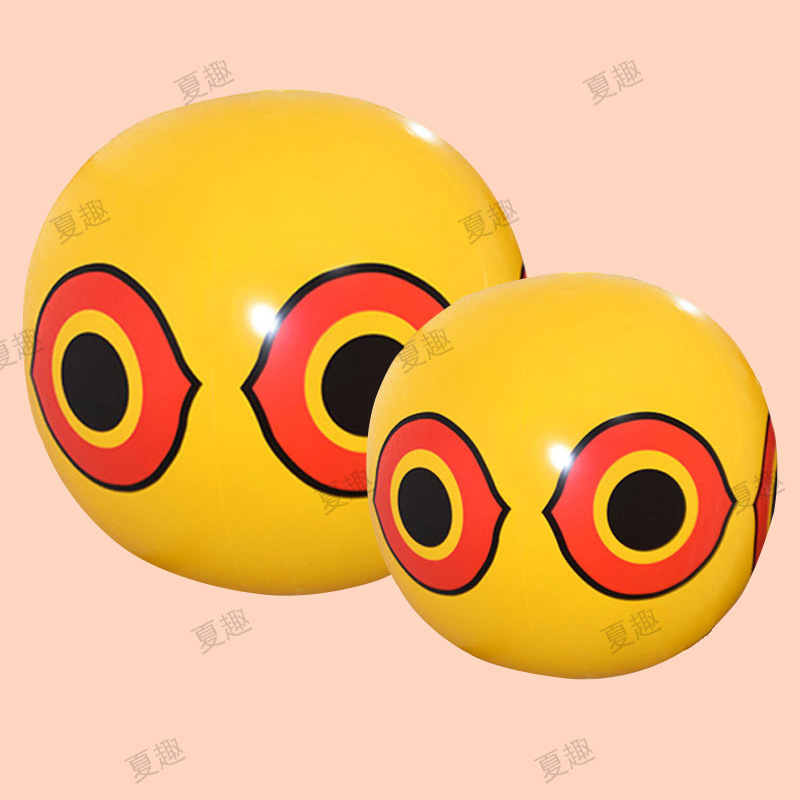Supply color PVC inflatable six piece ball beach ball pat ball inflatable toy factory direct sale