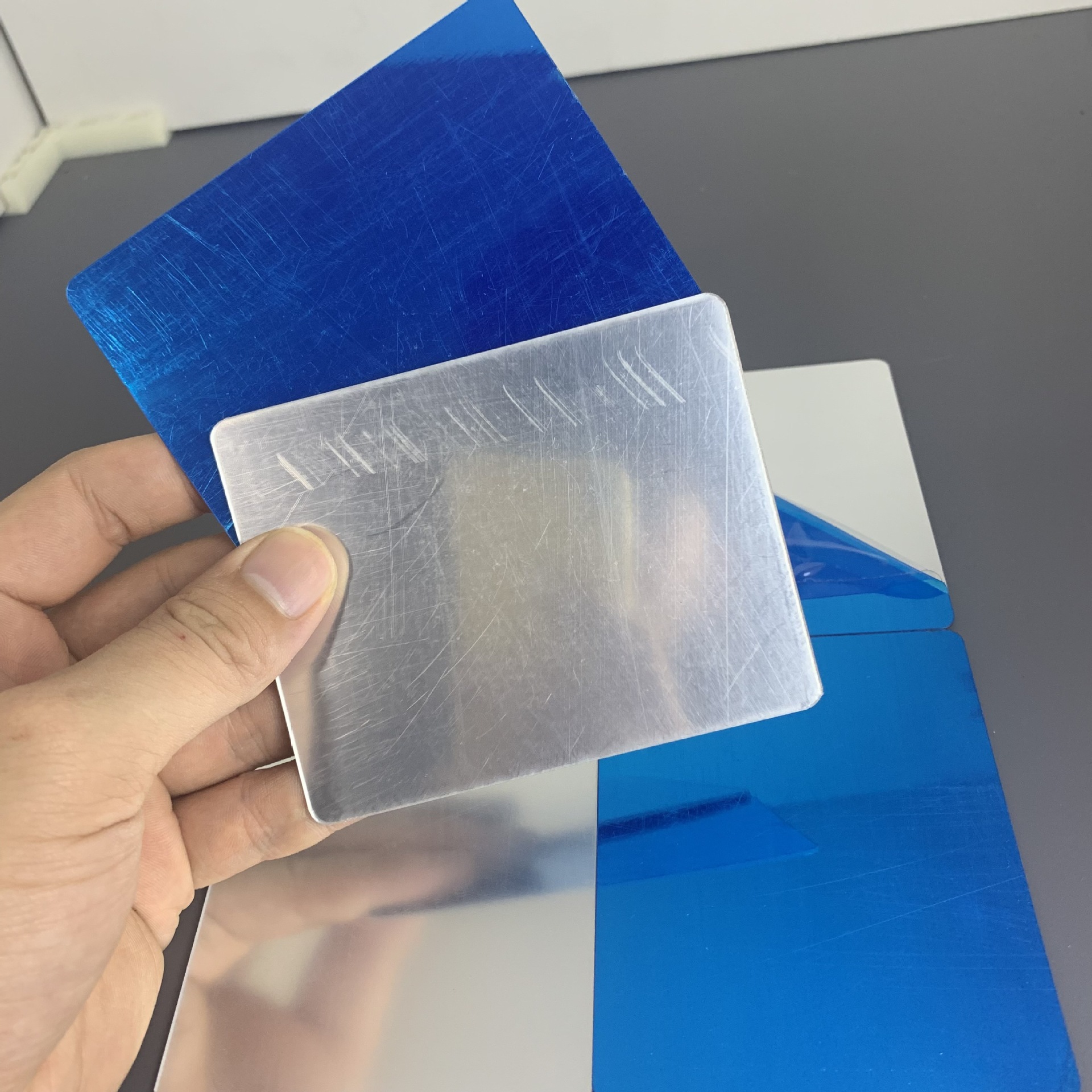 Double-sided semi-transparent semi-reflective mirror abyss panel acrylic mirror large sheet plastic mirror manufacturers