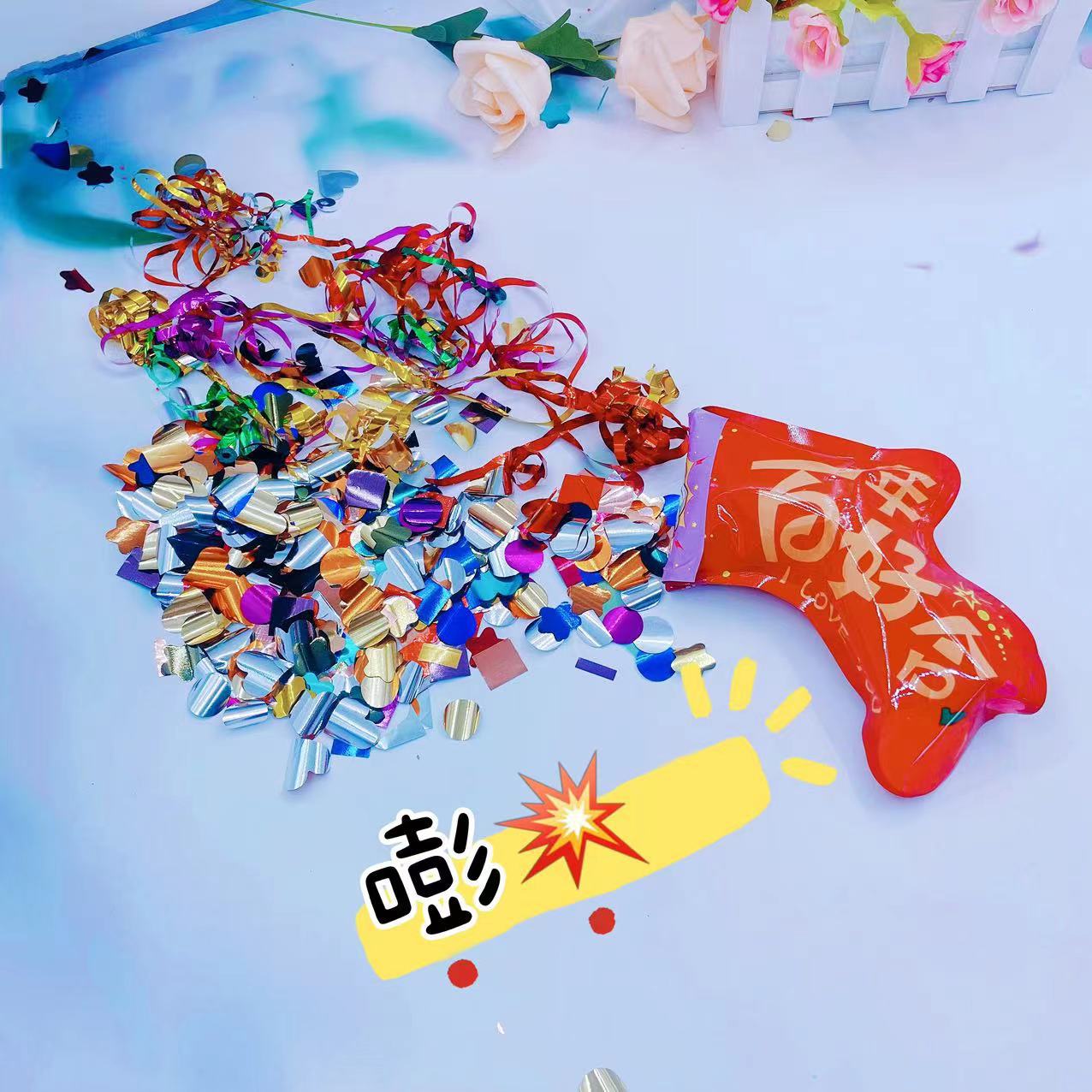 Firearms Wedding Special Firearms Handheld Wedding Spray Flower Handheld Petal Ribbon Firearms Wedding Supplies Wholesale