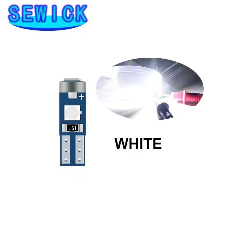 SEWICK Car LED High BrighTness InsTrumenT LighT T5 3030 3SMD IndicaTor LighT InsTrumenT LighT CenTral ConTrol LighT High BrighTness